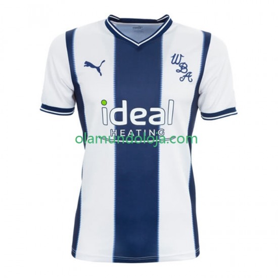 Camisola West Bromwich Albion Homem Equipamento Primeiro 2022-2023 Manga Curta